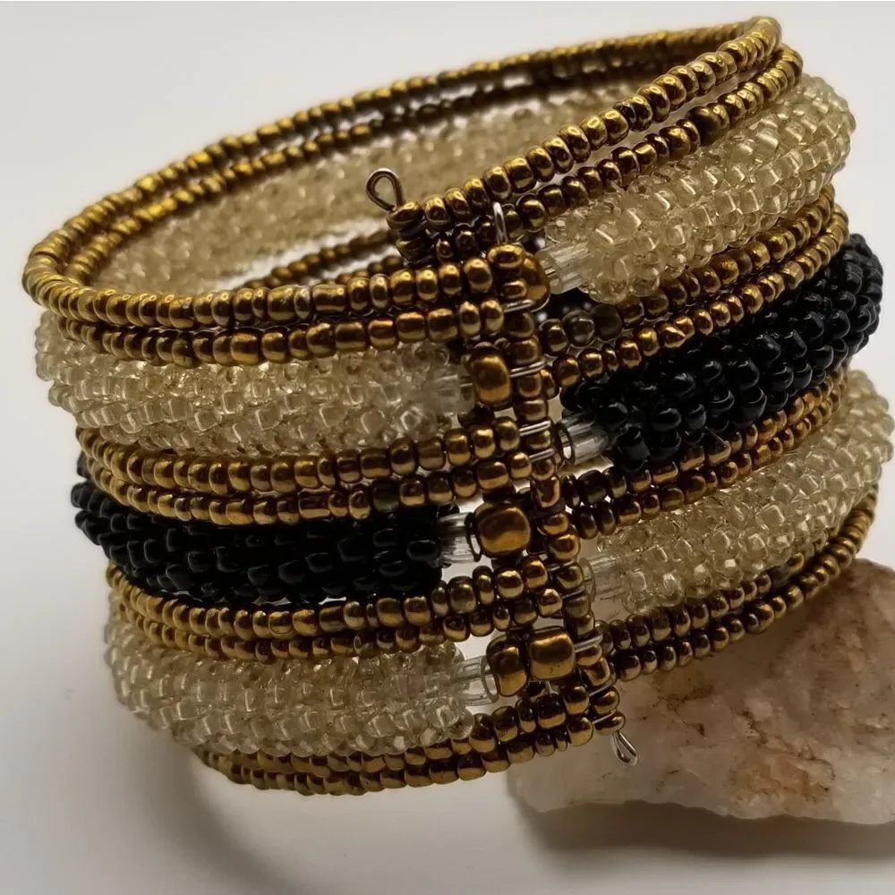 Sultan sunset multi toned bracelet cuff. OFL